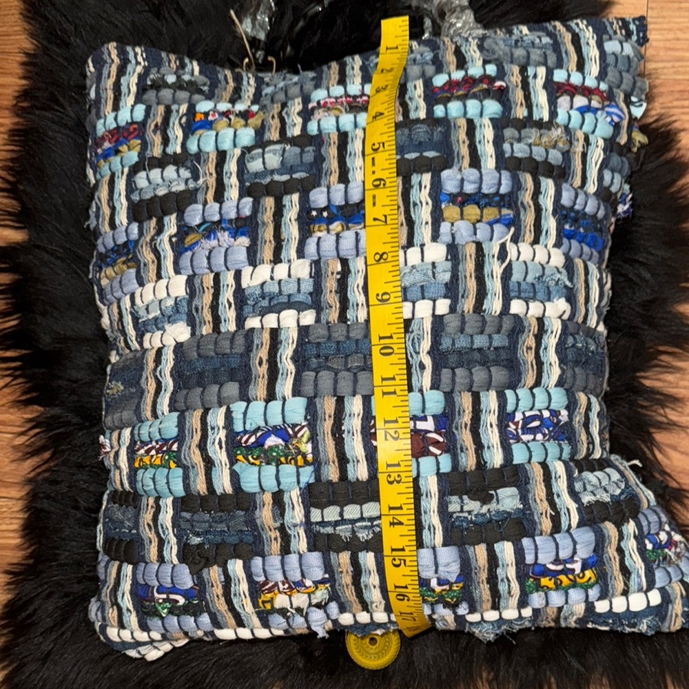 Queen Denim Patchwork Tote Bag - Picture 5 of 10